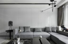 现代客厅装饰效果图 布艺沙发图片