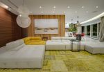 现代大户型客厅沙发装修设计实景图