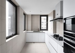 白色橱柜装修效果图片 现代厨房装饰