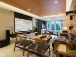 中骏雍景湾现代中式110平米三室两厅装修案例