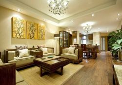东南亚风格客厅家具沙发装修布置图片