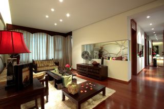 东南亚风格房屋客厅家具装修布局图片