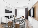 阳光100国际新城现代风格135平米三居室装修案例