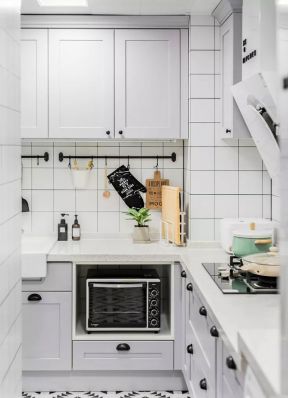 65平米两室一厅小厨房欧式风格装修效果图
