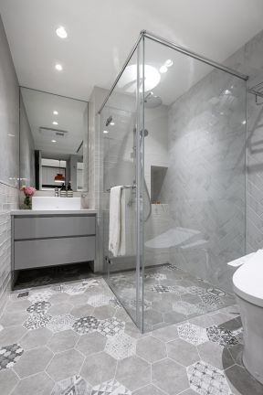 卫生间淋浴房设计图 卫生间淋浴房效果图片