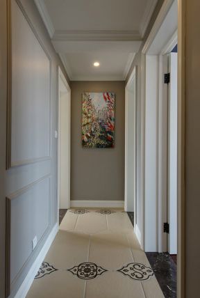 家庭走廊装饰效果图 家庭走廊设计效果图