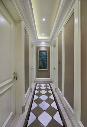 家庭走廊装饰效果图 家庭走廊设计效果图