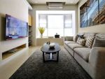 绿地儒乐星镇现代风格100平米三居室装修效果图案例