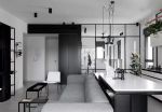 黑白灰欧式风格公寓室内装修图片