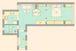 单身公寓改造两房