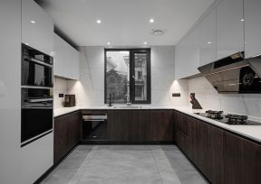 现代厨房装修 现代厨房装修设计效果图 别墅厨房设计效果图大全