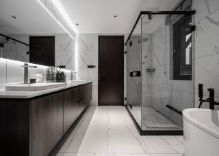 现代简约风格卫生间淋浴房装修效果图大全
