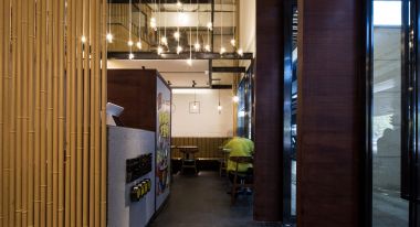 中福广场餐饮店现代风格220平米装修效果图案例