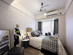 中铁悦龙南山现代风格91平米二居室装修效果图案例