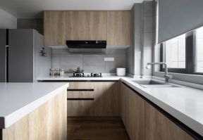 大户型厨房装修 现代厨房装饰 现代厨房设计效果图