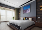 幸福时代·凤凰栖现代风格121平米三居室装修效果图案例