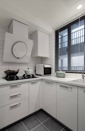 白色厨房橱柜 厨房设计效果图 厨房设计效果