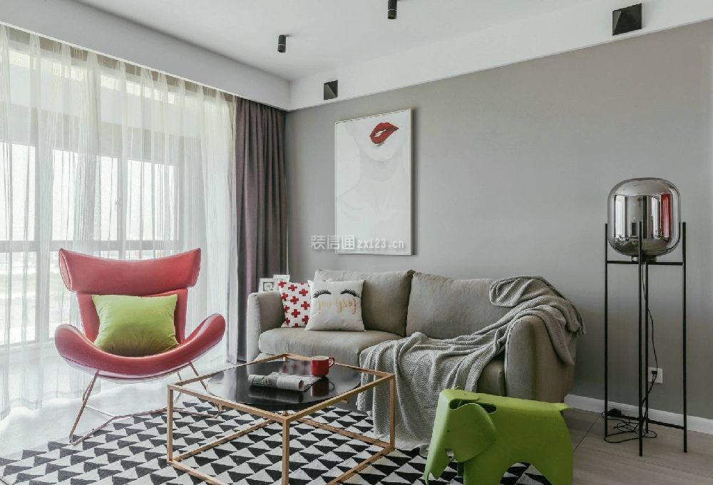 客厅地毯与沙发搭配图片 客厅地毯效果图