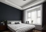 欧式房屋卧室床头背景墙装修效果图片