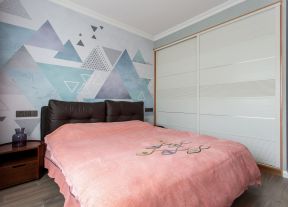现代卧室装修风格效果图 卧室背景墙设计图