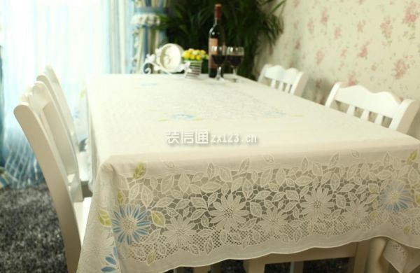 田园风格餐桌布样式