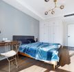140平现代北欧风格卧室装修效果图片