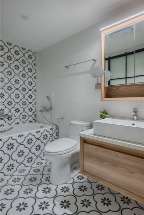 卫生间瓷砖装修效果图 卫生间瓷砖效果 卫生间瓷砖搭配效果图