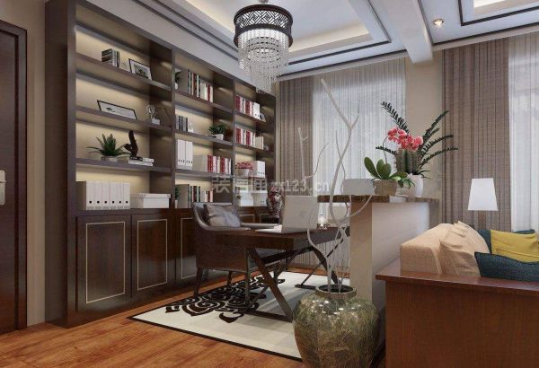 独立而自由的空间 家庭书房设计方法_公司动态__装信通网