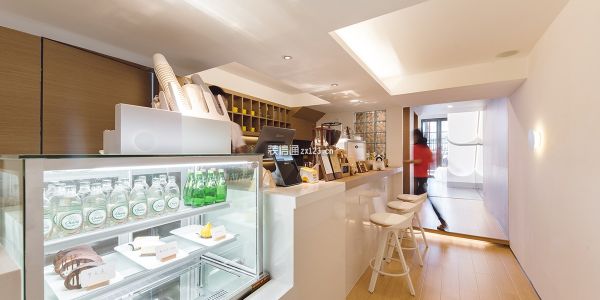 网红咖啡店100平米现代简约装修案例