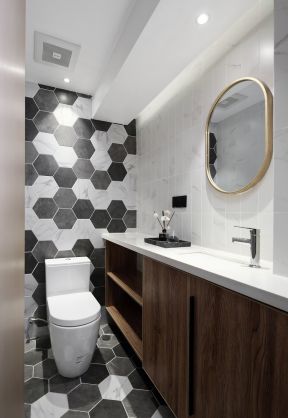 卫生间墙砖装修效果图片 现代卫生间装修风格
