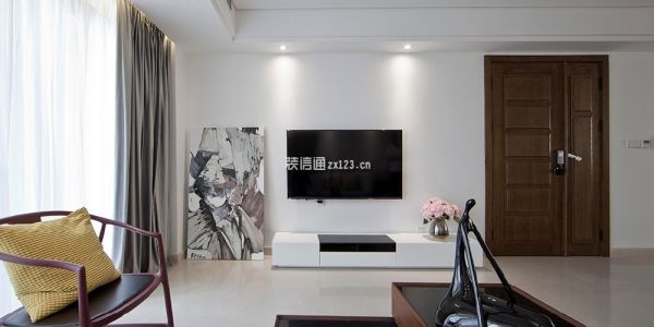 北新国际150平四居室新中式风格装修案例