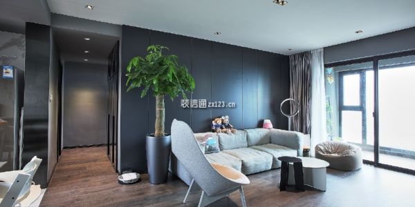 中国铁建·国际城现代风格145平米四居室装修效果图案例
