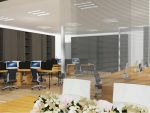 小型办公室260平米现代风格装修案例