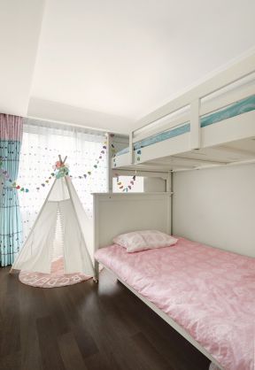 儿童房高低床装修效果图 高低床装修效果图