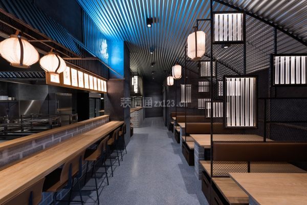 日式寿司店灯光设计