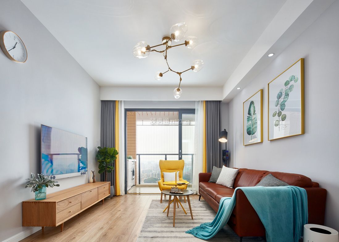 客厅沙发效果 案例分享: 北京今朝装饰 预约ta免费设计