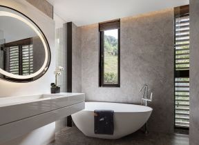 卫生间浴缸设计 卫生间浴缸设计图片 简约卫生间装修效果图