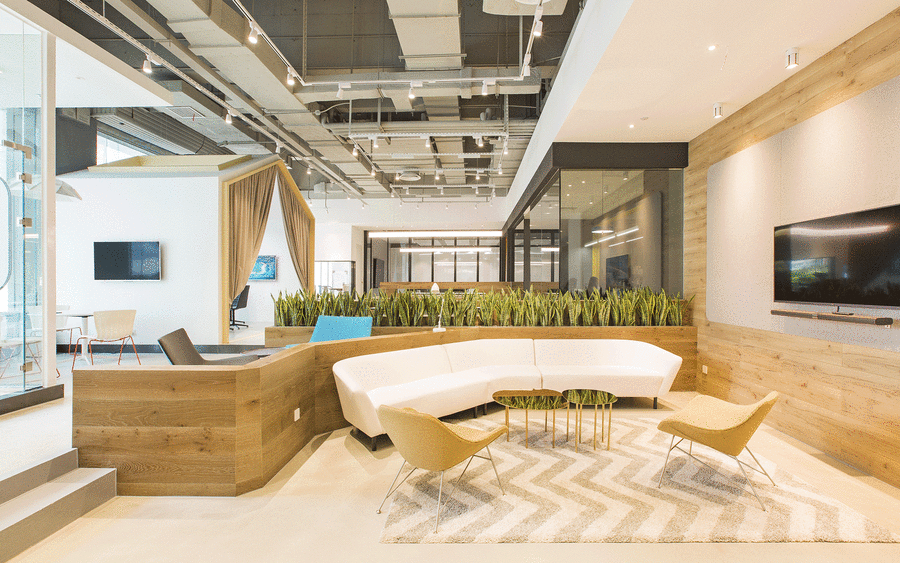深圳办公室设计装修效果 这样的办公空间真的太舒服了！