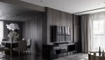 富力悦山湖现代风格135平米三居室装修效果图案例