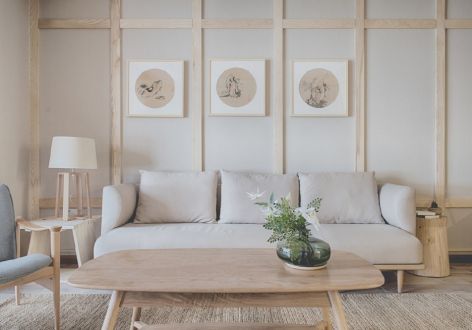碧桂园·原树缇香日式风格122平米三居室装修效果图案例