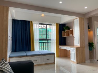 龙恒凤凰城北欧风格120平米三居室装修效果图案例