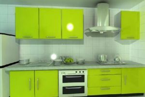 【广州美霖装饰】厨房橱柜什么颜色好看 不同颜色给人不一样的效果