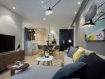 名城紫金轩北欧风格80平米二居室装修效果图案例