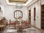 蓝光雍锦半岛新中式风格140平米四居室装修效果图案例