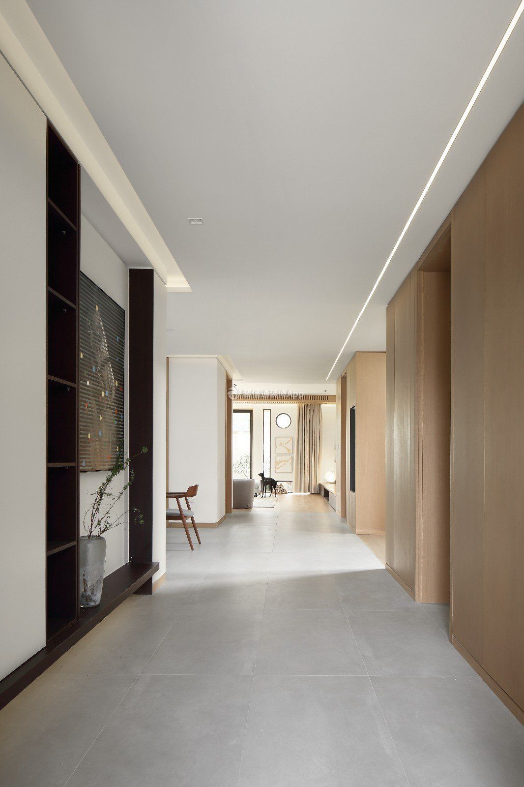 上海简约风格别墅室内走廊装修设计图