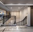 上海500平高档别墅室内扶梯装修设计图