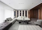 上海现代别墅客厅沙发装修设计图
