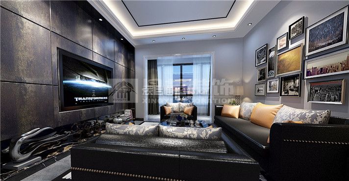  新中式客厅背景装修效果图 新中式客厅电视背景装修效果图
