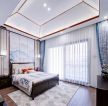 上海中式别墅卧室装修设计效果图