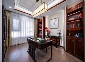上海中式别墅书房装修设计图赏析